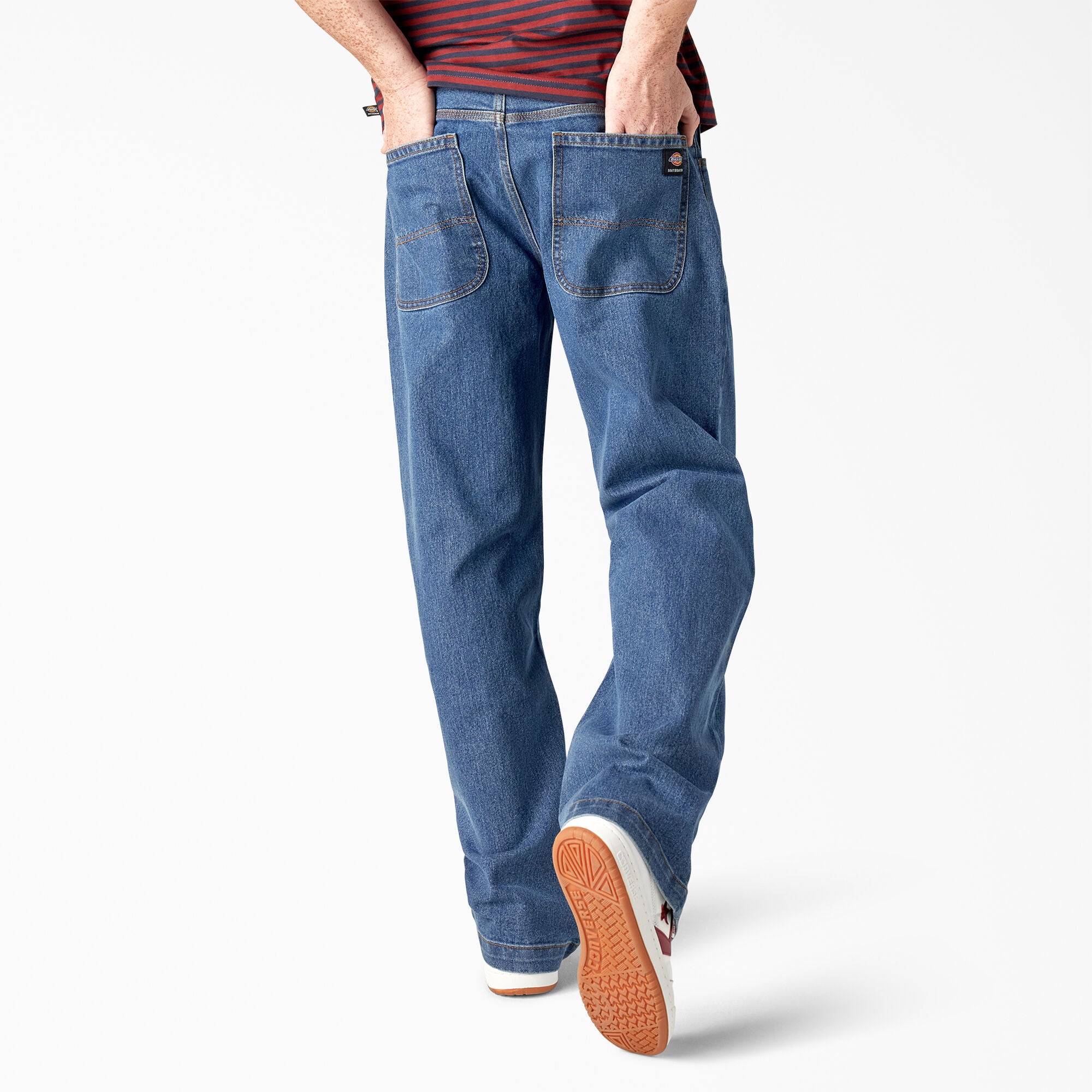 Wingville Loose Fit Jeans - Stonewashed Vintage Blue (WVB)