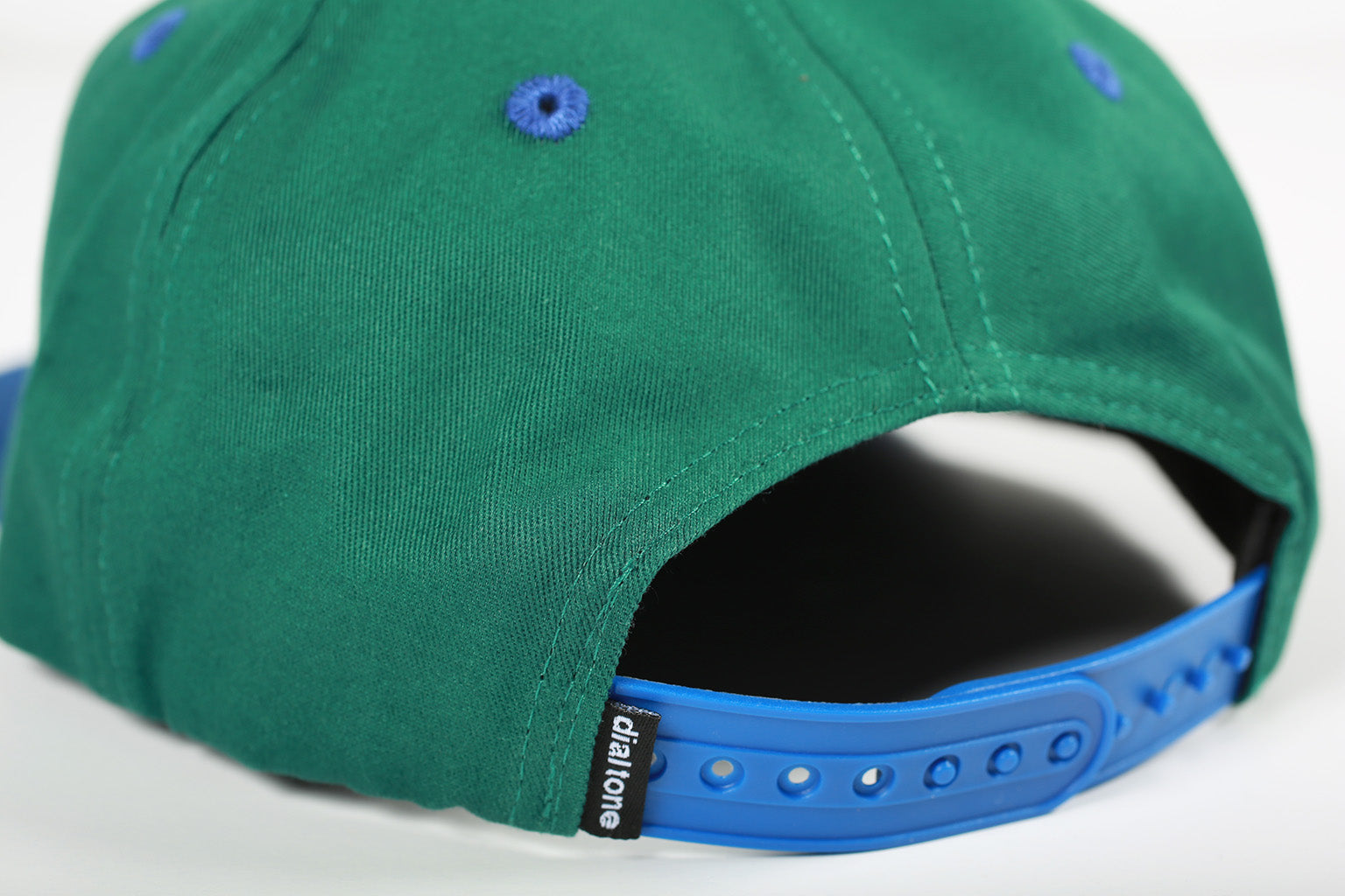 Casquette Snapback avec logo Dial - Bleu marine/forêt