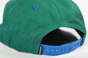 Casquette Snapback avec logo Dial - Bleu marine/forêt