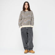 Houndstooth Knit - Cream Multi