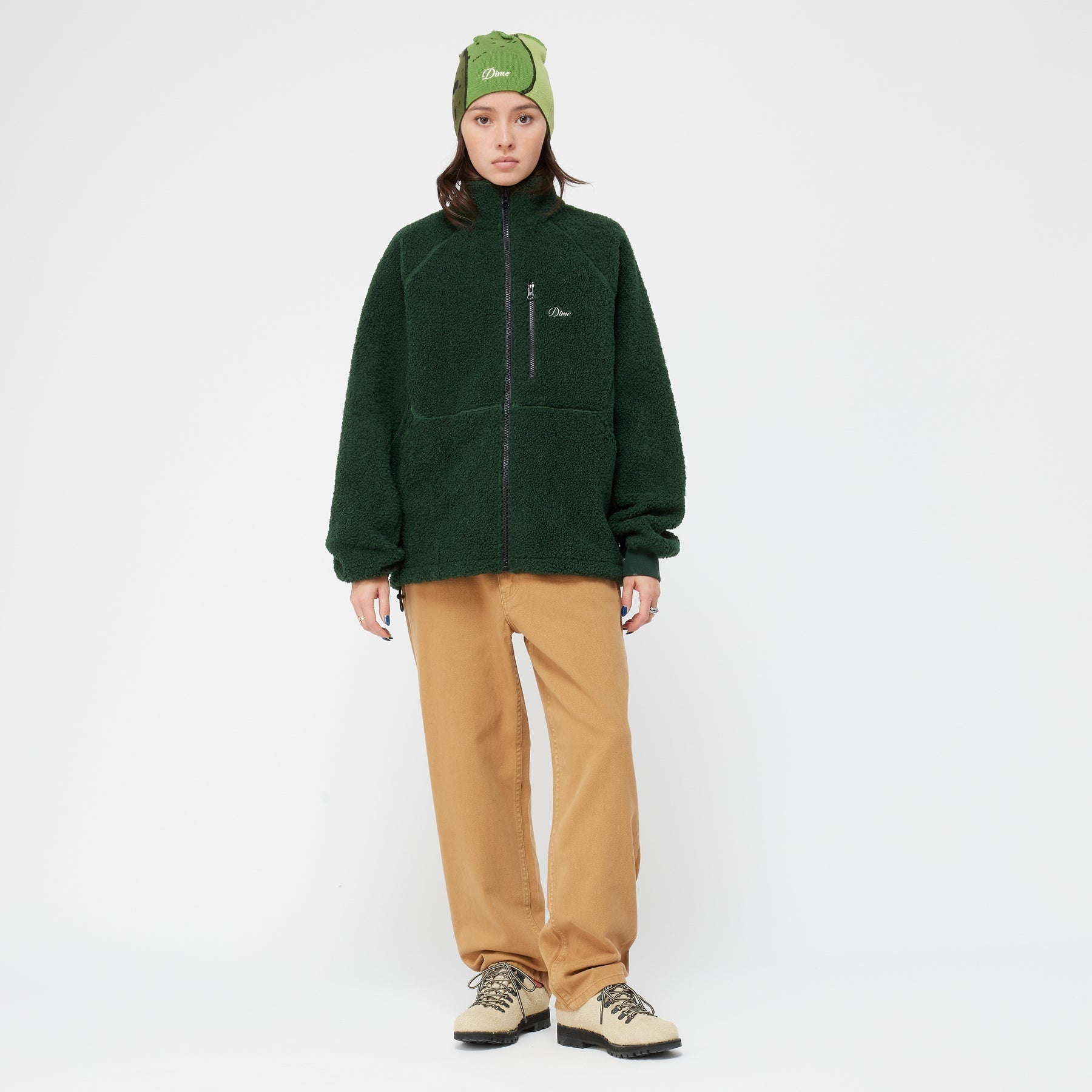 Polaire Sherpa Zip - Forêt