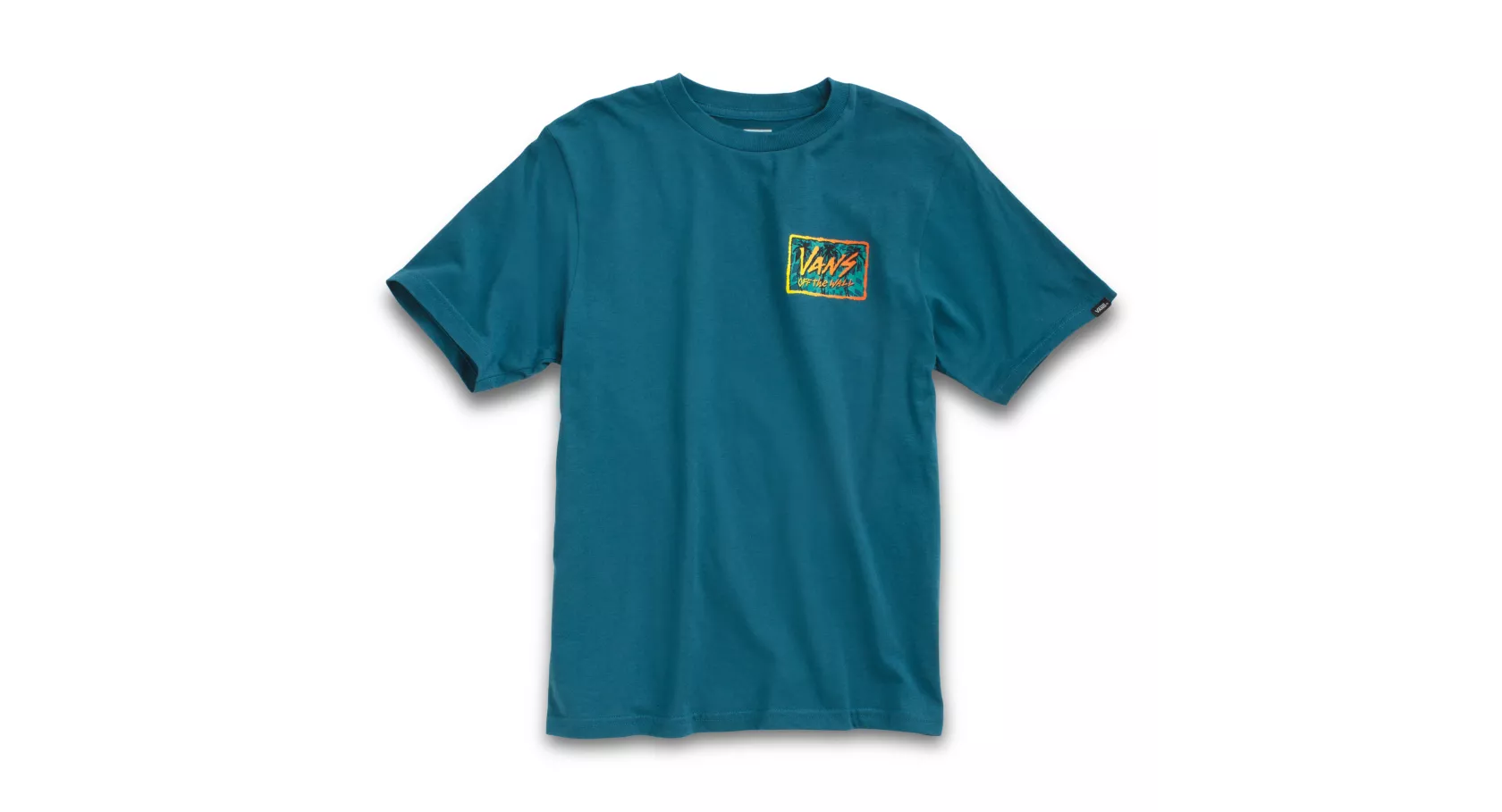 Kids Sketched Palms T-Shirt - Blue Coral