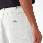 Short de charpentier en toile délavée 9" - Stonewashed Cloud (S2C) 