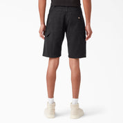 Short de charpentier en toile délavée 9" - Noir délavé (SBK) 