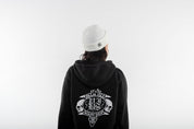 Smoke Ribbed Beanie - OffWhite