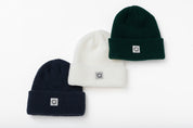 Smoke Ribbed Beanie - Green