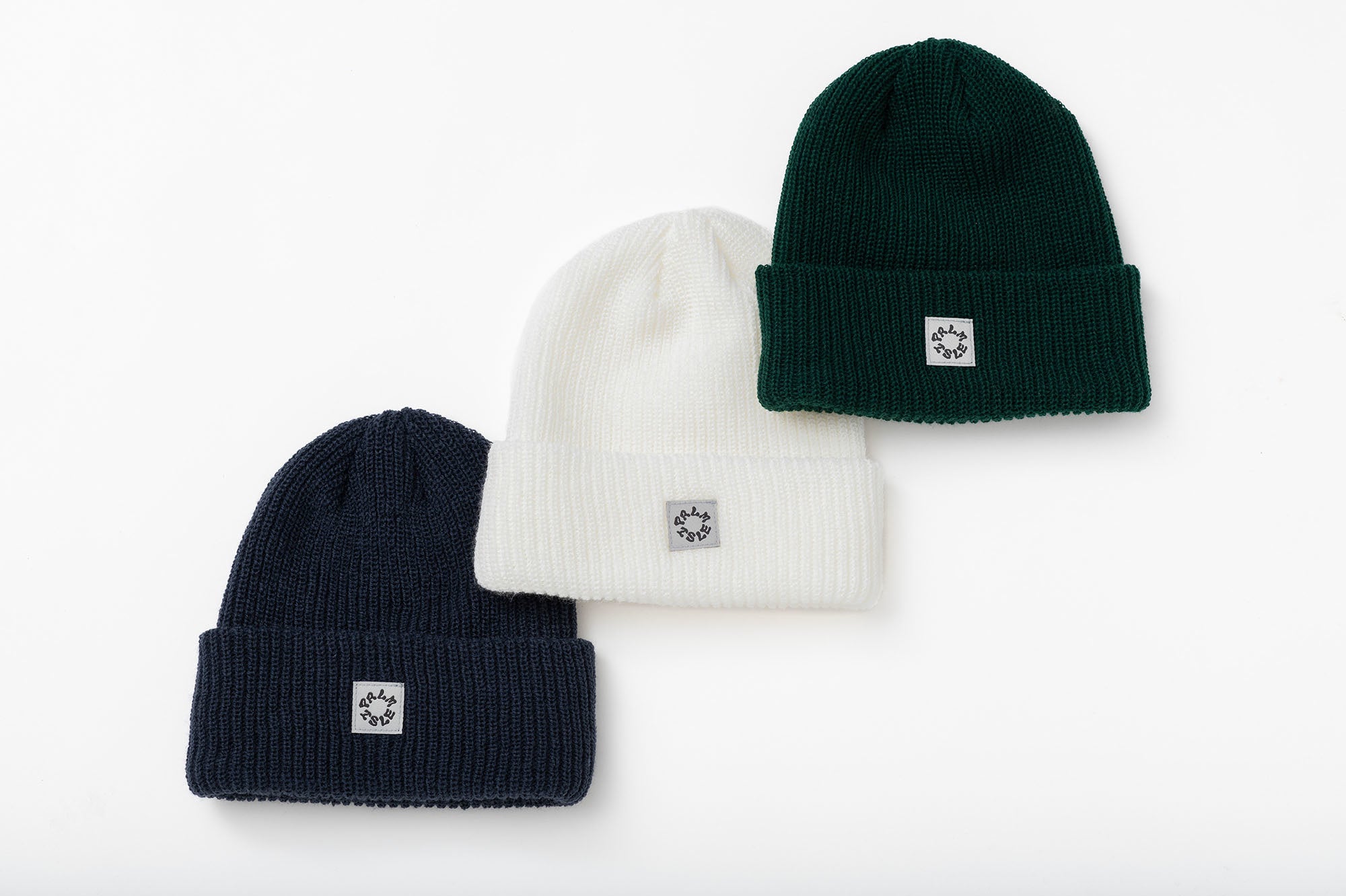 Smoke Ribbed Beanie - Green