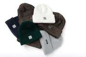 Smoke Ribbed Beanie - Green