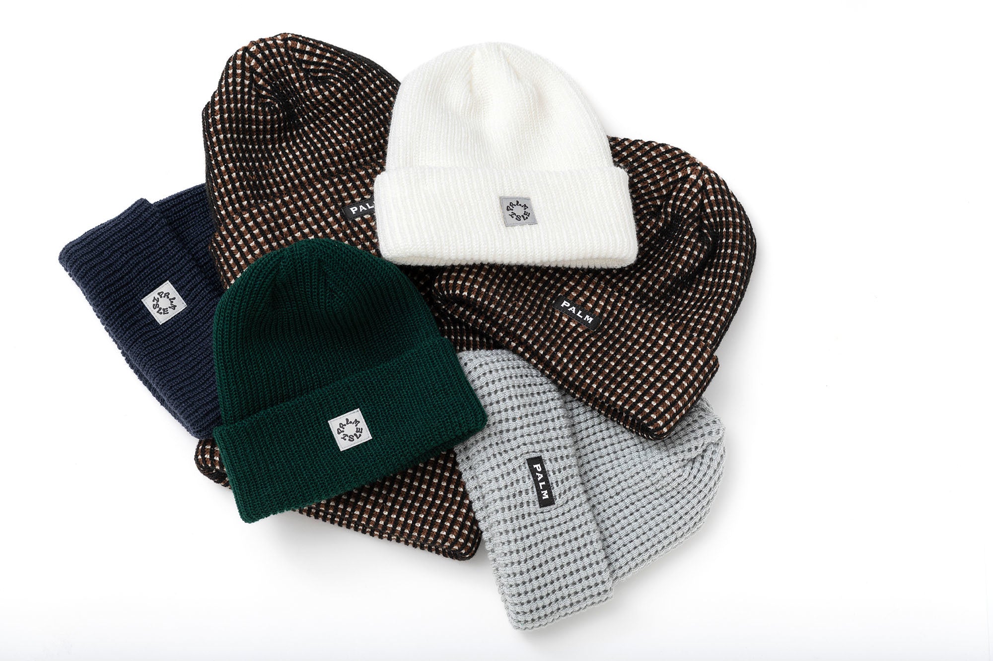 Smoke Ribbed Beanie - Green