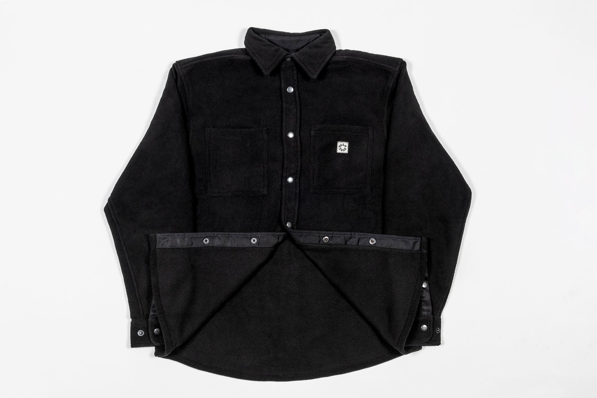 Smoke Polar Fleece - Black