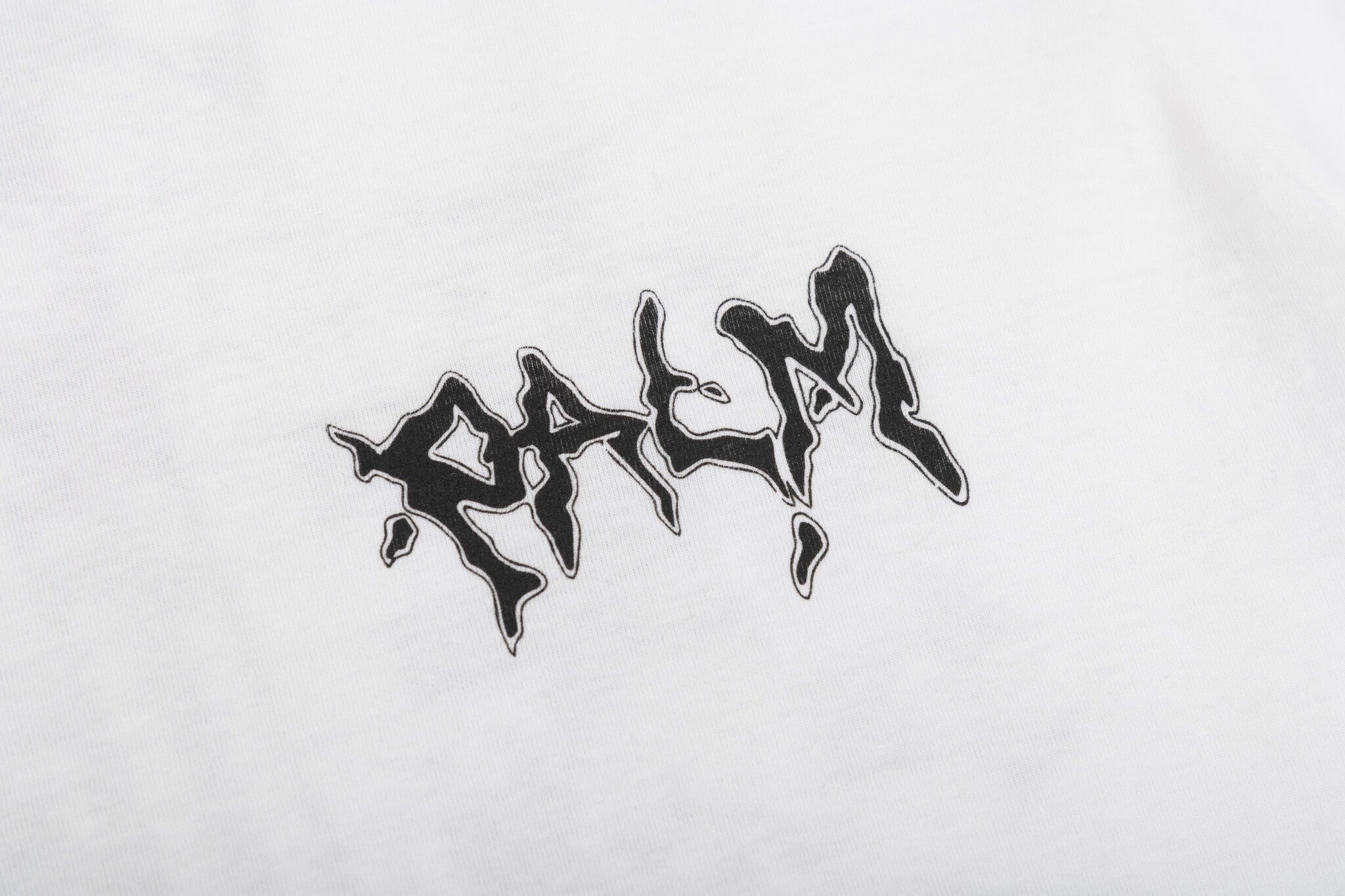 Tavi Ringer Back Print T-Shirt - White