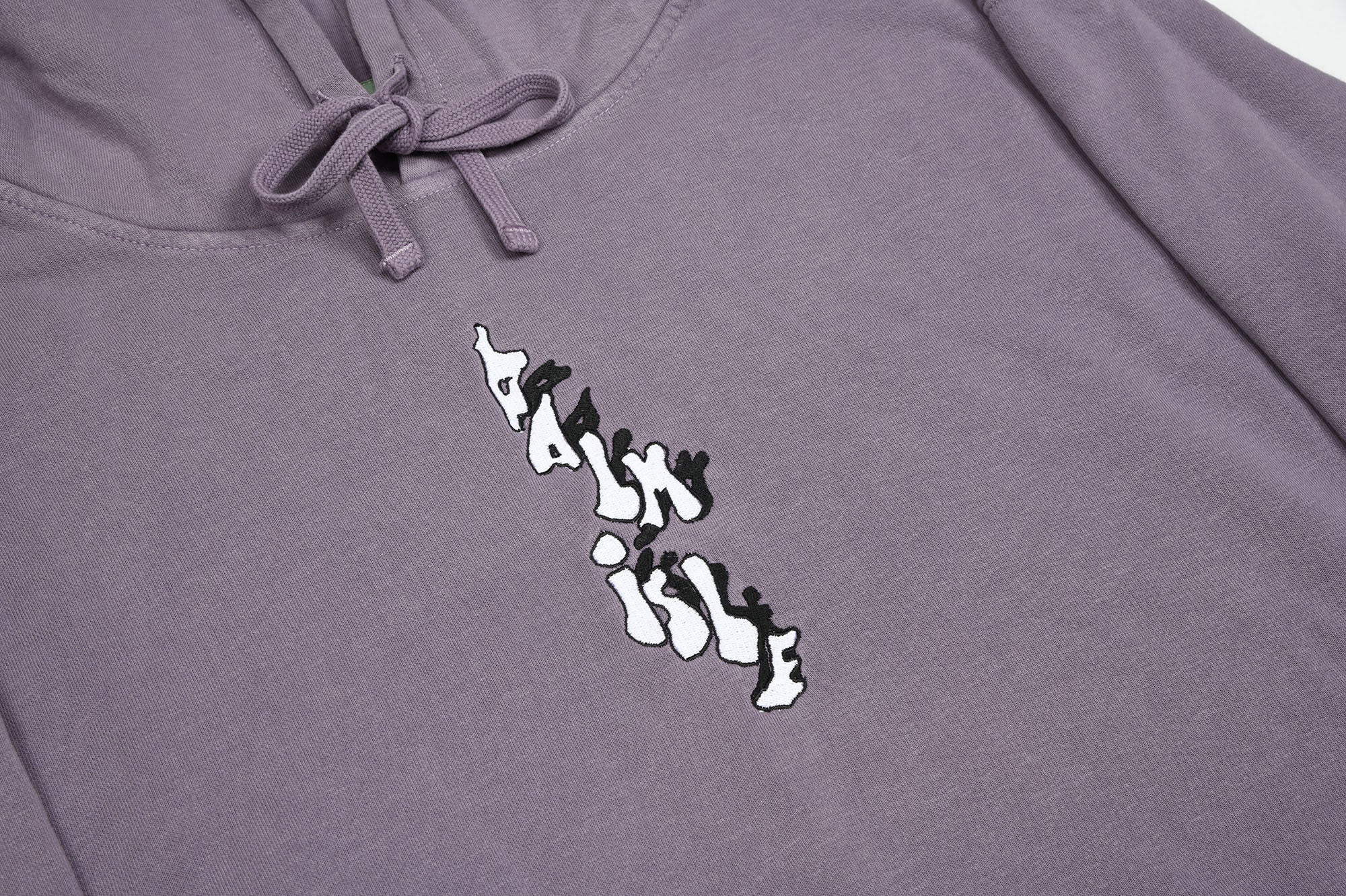 Capuche brodée Baltimore - Pigment Prune