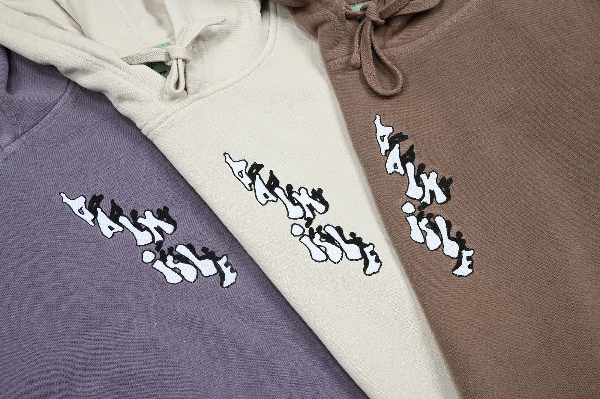 Capuche brodée Baltimore - Pigment Prune