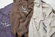 Capuche brodée Baltimore - Pigment Prune