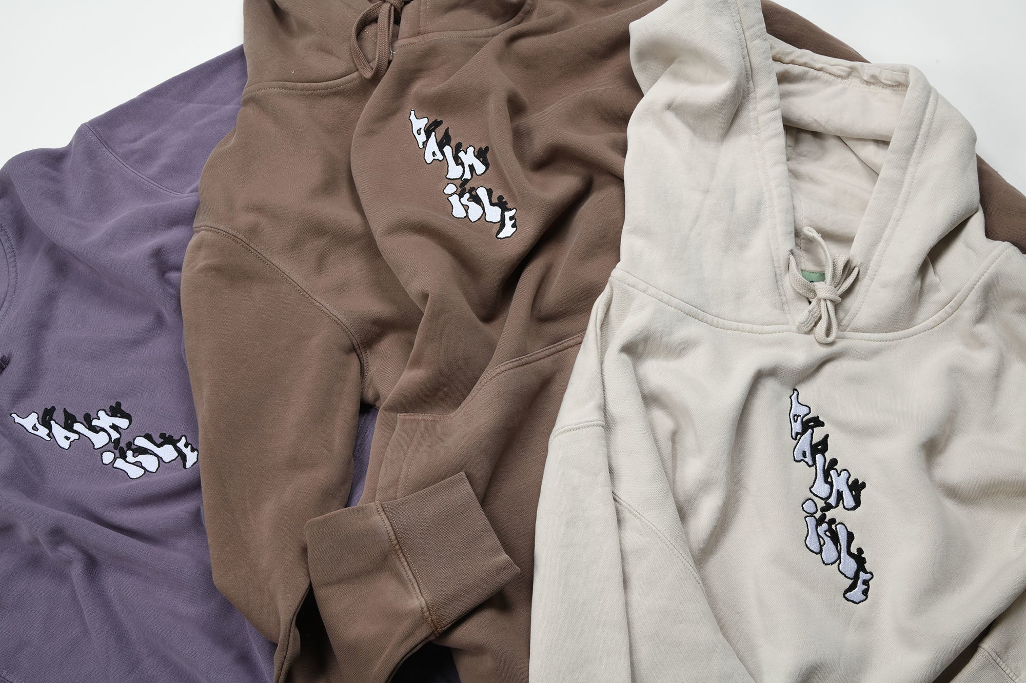 Capuche brodée Baltimore - Pigment Prune
