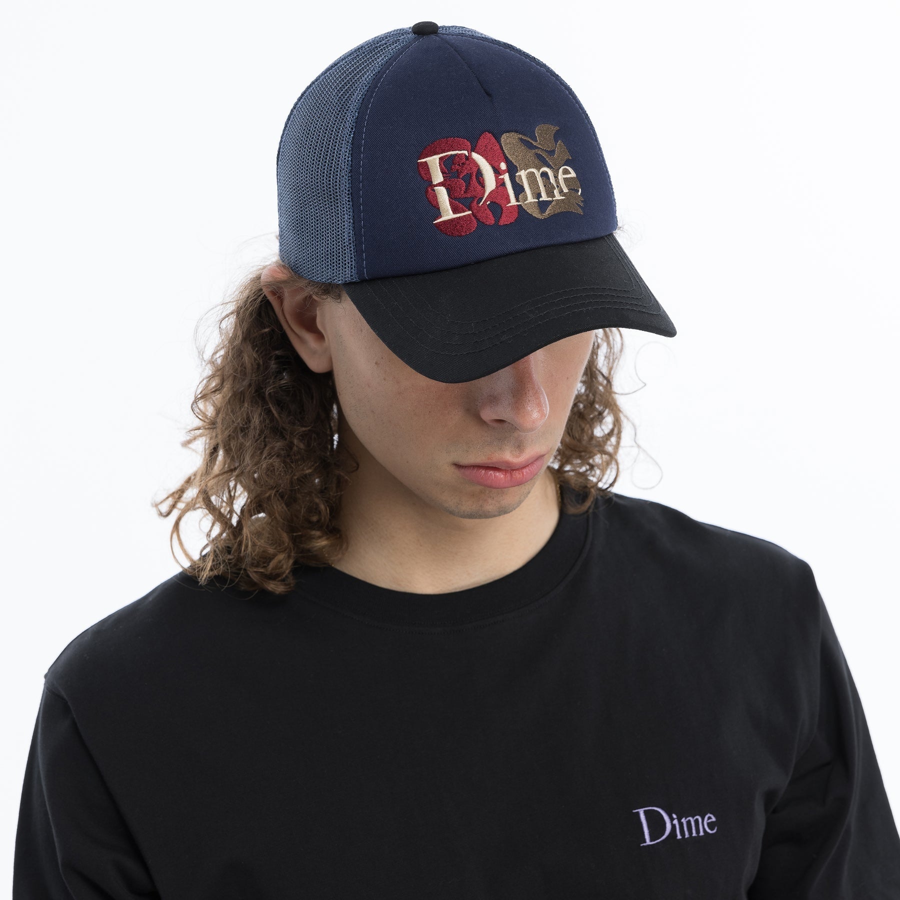 Classic Duo Trucker Cap - Navy