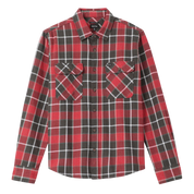 Bowery Flannel - Washed Red/Black