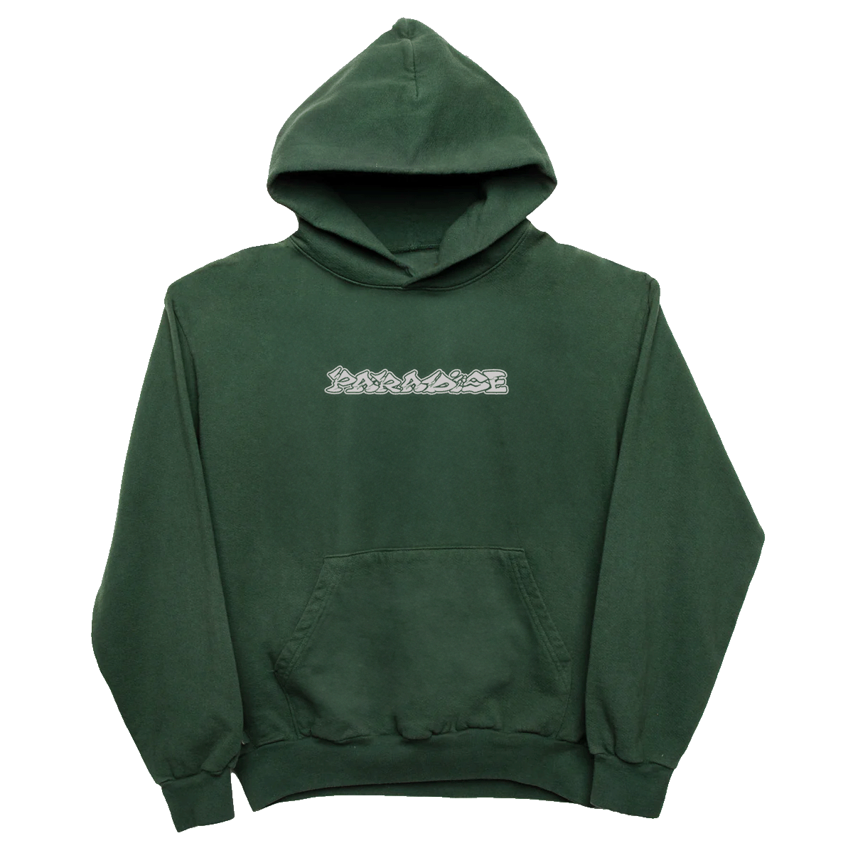 Dystopia Embroidered Hoodie - Green