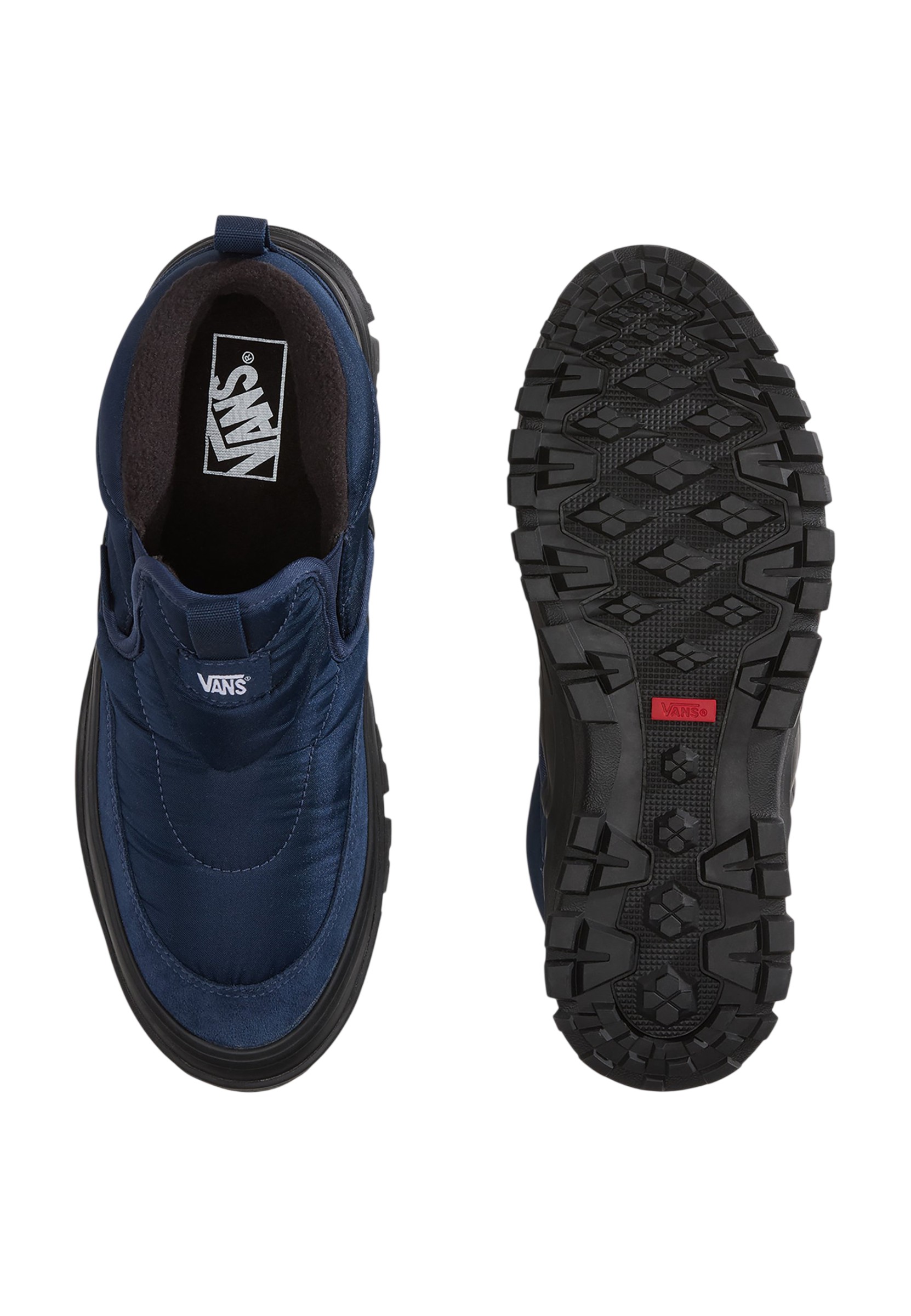 Mid-Slip Puff Boots - True Navy