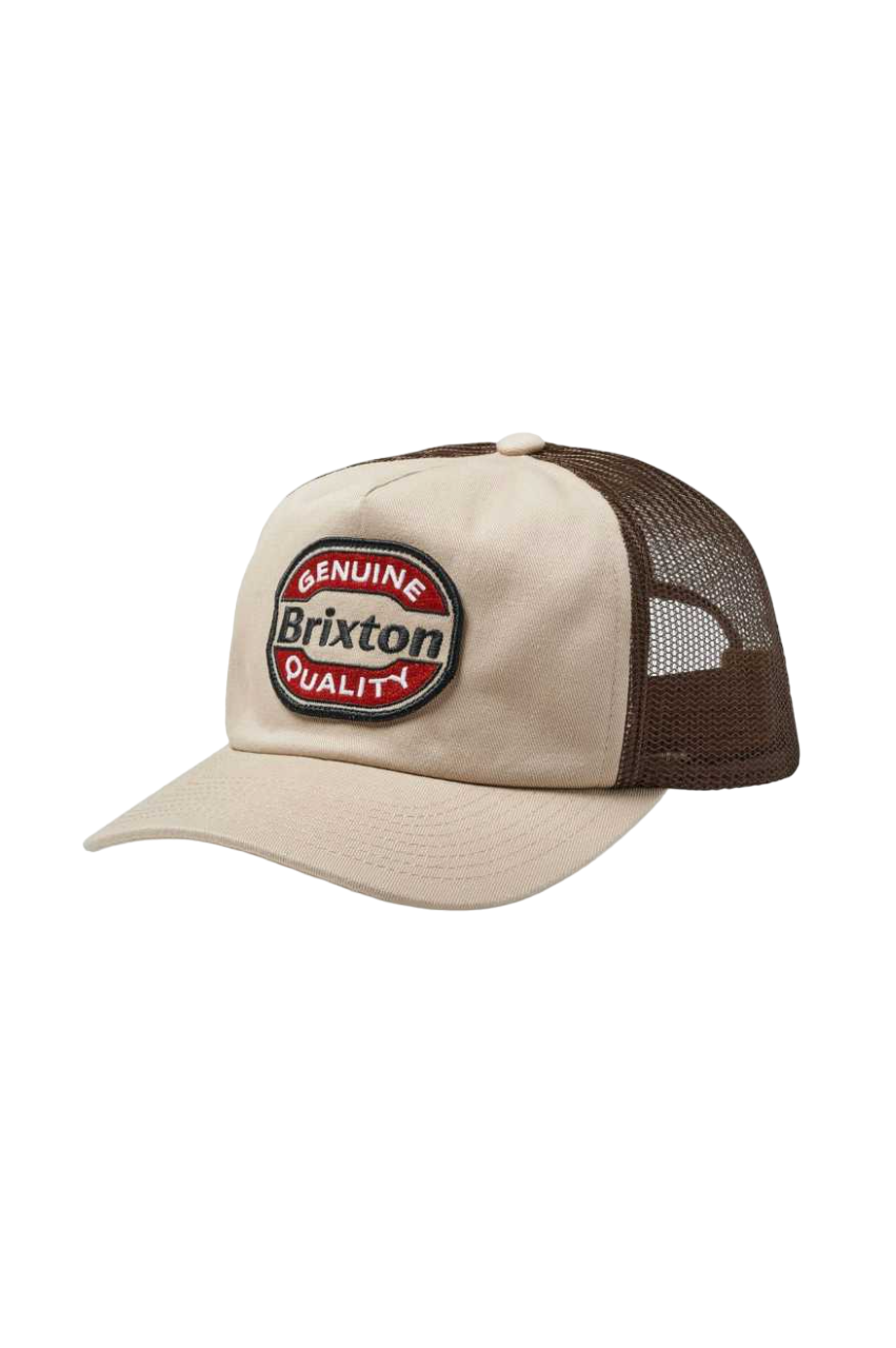 Keaton Netplus Trucker Hat - Sand/Sepia