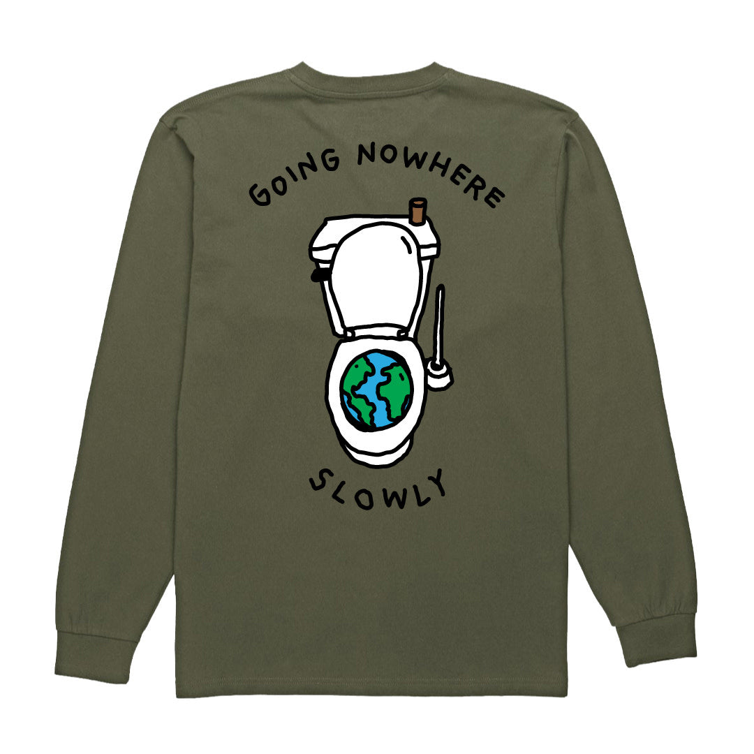 End Of The World Longsleeve - Military Green