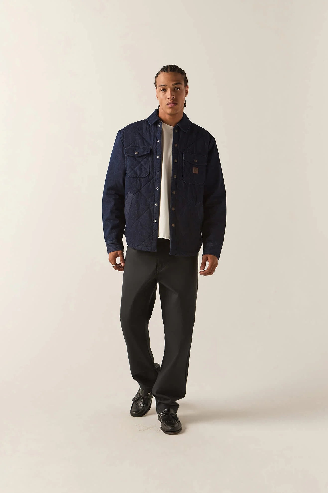 Veste Doublée Durham - Denim Foncé