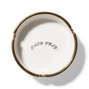 Executive Ash Tray - White/Gold
