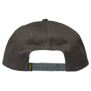 Moonsmile Raw Snapback Hat - Charcoal/Blue