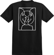 Moonsmile Raw S/S T-Shirt - Black/White