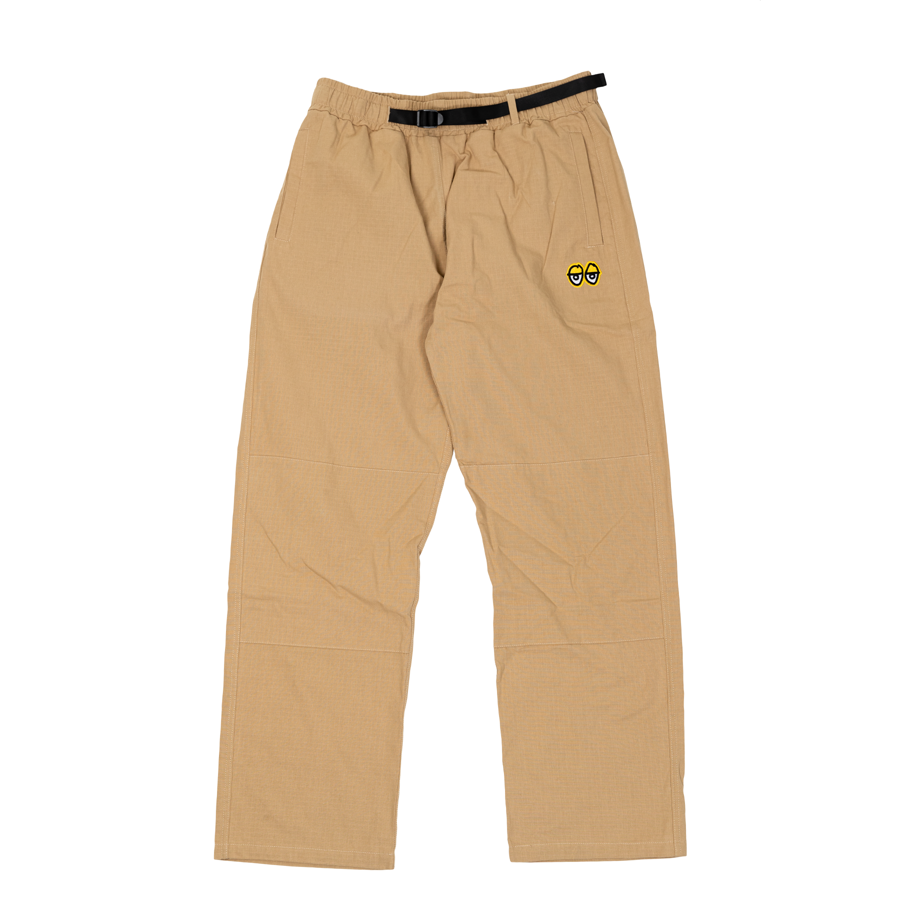 Eyes Ripstop Double Knee Custom Pant - Khaki/Yellow