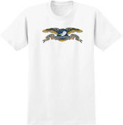 Eagle T-Shirt - White/Blue Multi Color Print