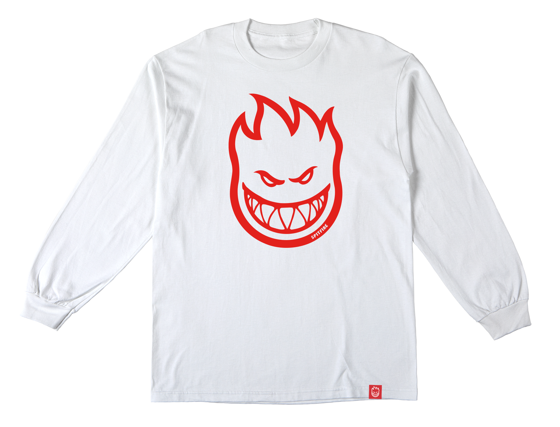 Youth Bighead Long Sleeve T-Shirt - White/Red