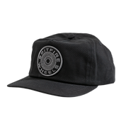 Classic 87' Swirl Patch Snapback - Black/Black