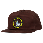 Pigeon Round Snapback - Brown