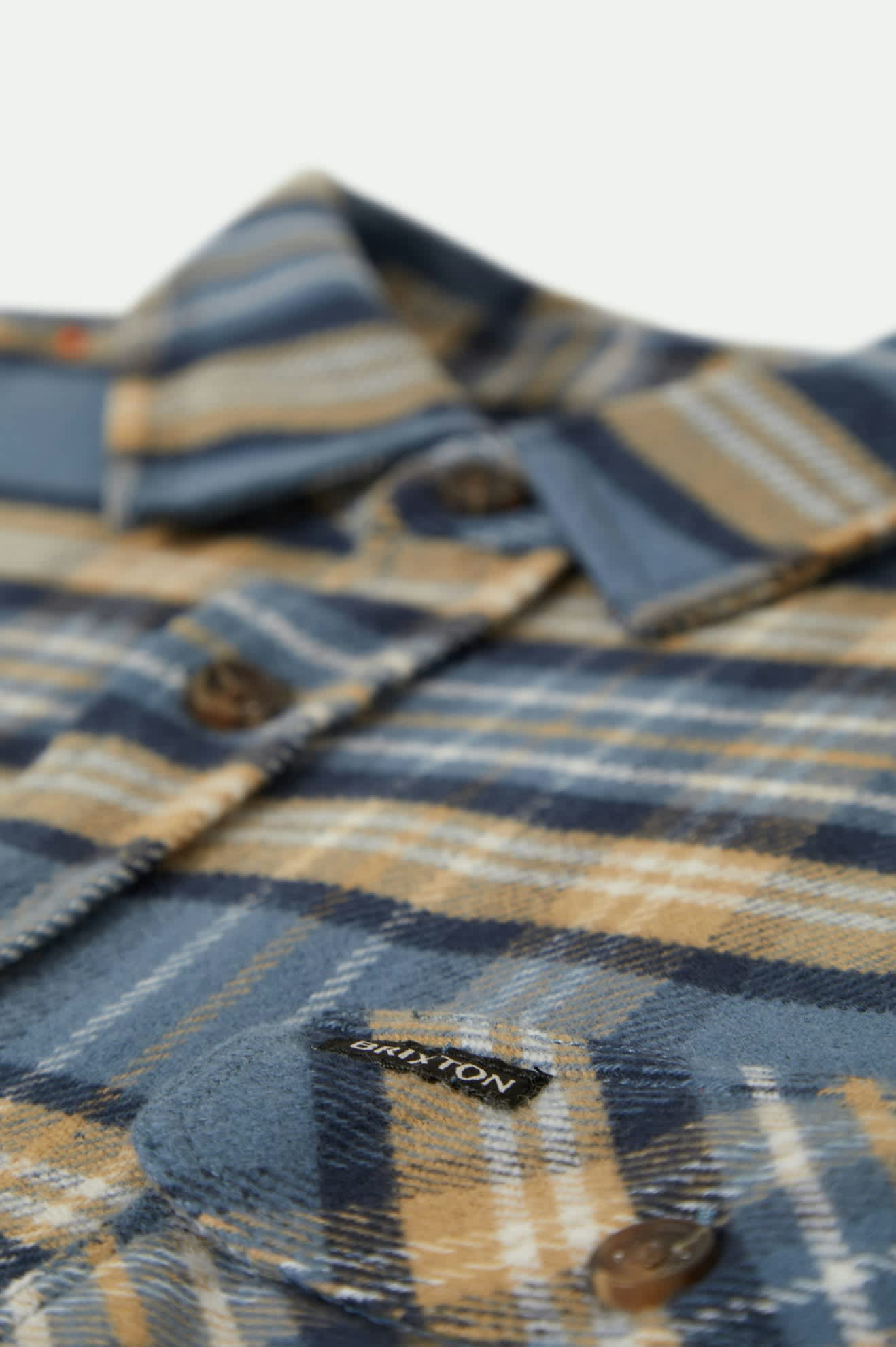 Bowery Flanelle - Bleu azur/Bleu marine délavé/Sable