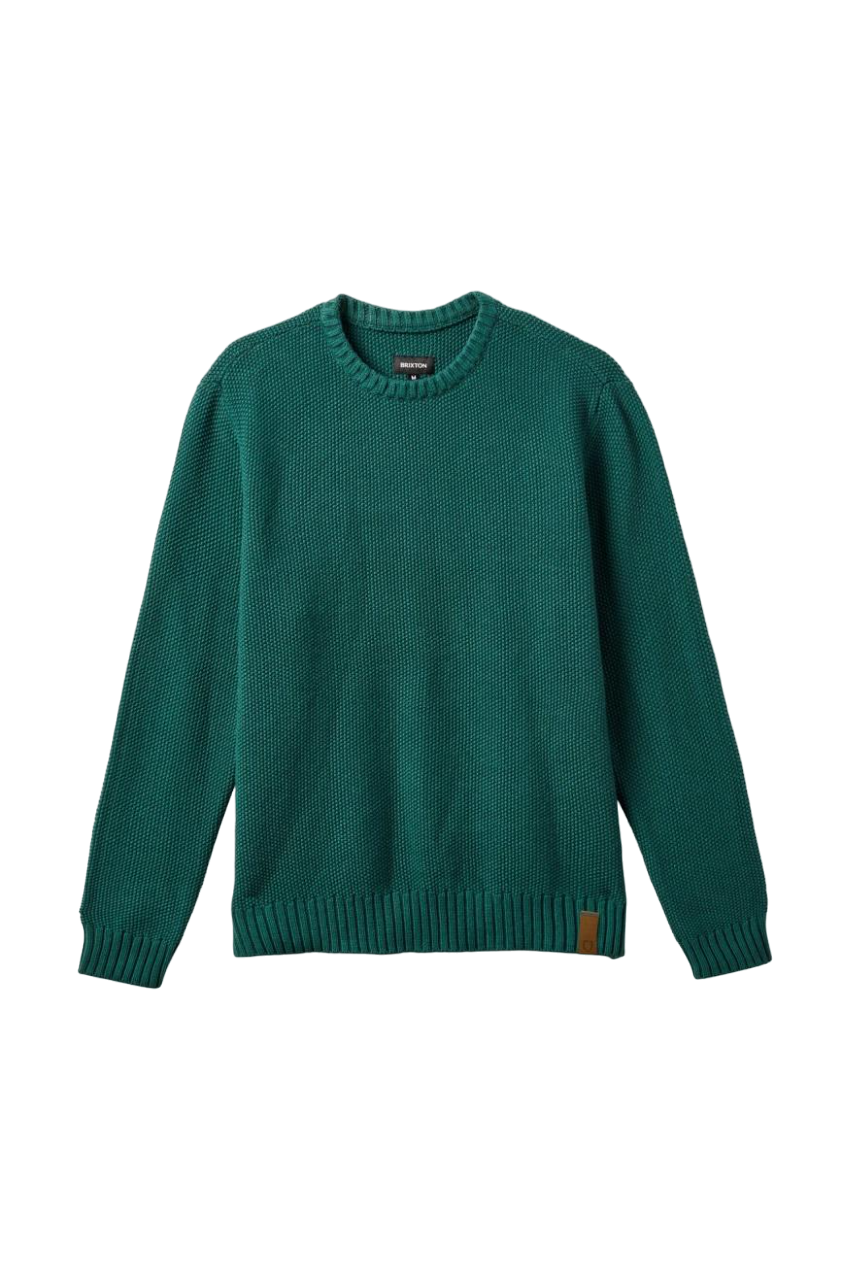 Jacques Waffle Knit Sweater - Pine Needle