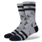 Gone To Maui Crew Socks - Heather Grey