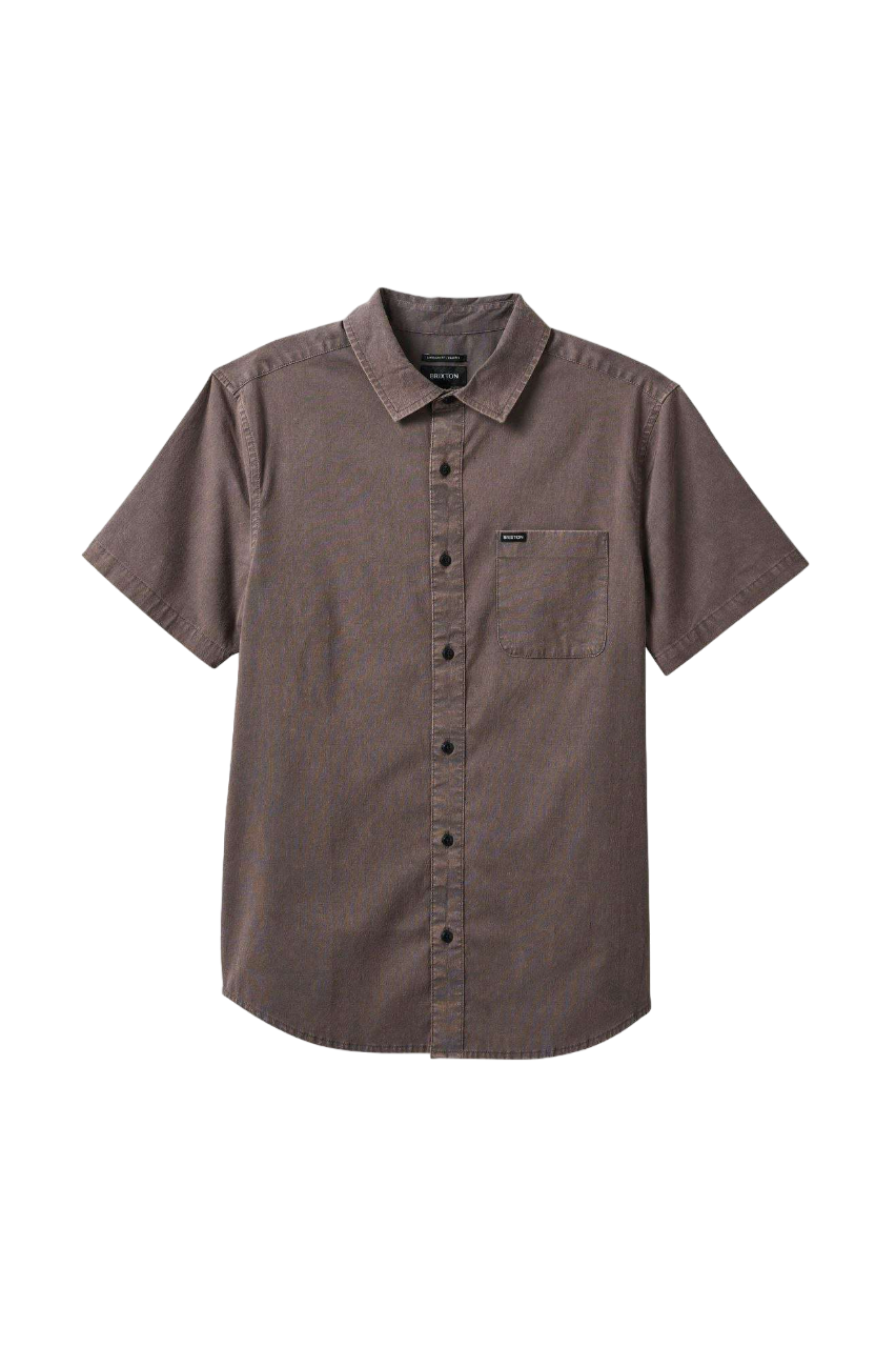 Charter Sol Wash S/S Woven Shirt - Charcoal Sol Wash