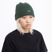 Cursive Fold Beanie - Forest