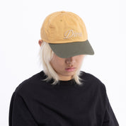 Cursive Low Pro Cap - Wheat/Green