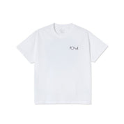 Fill Logo Tee - White/Pool Blue