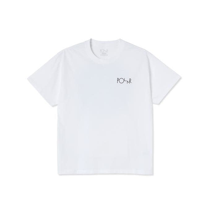 Fill Logo Tee - White/Pool Blue