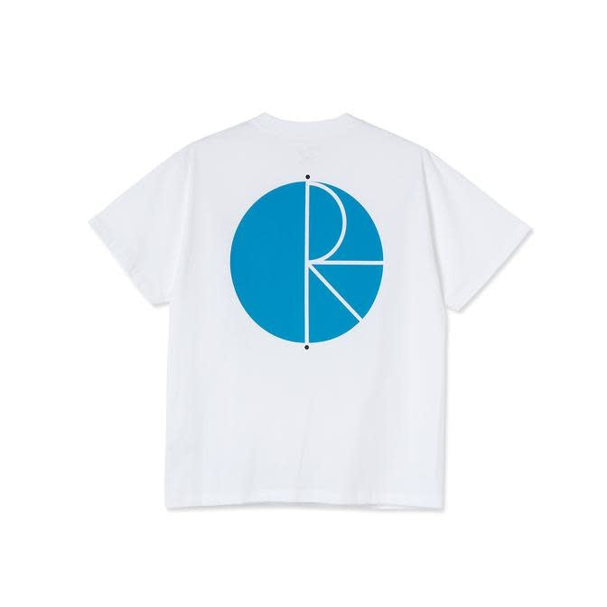 Fill Logo Tee - White/Pool Blue
