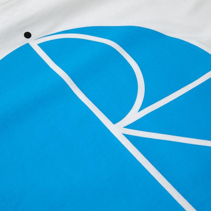 Fill Logo Tee - White/Pool Blue