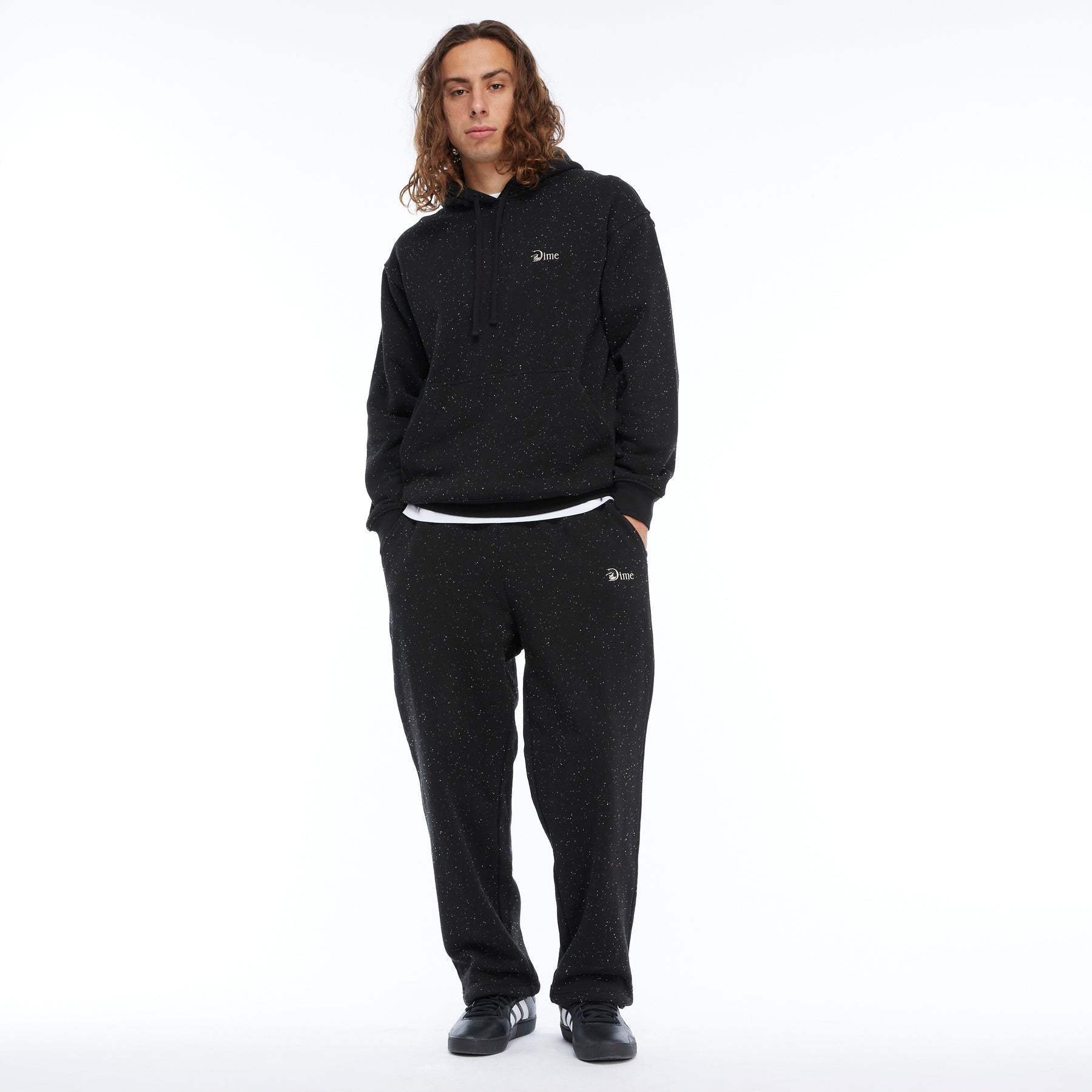 x Classic Grip Sweatpants - Black Speckled