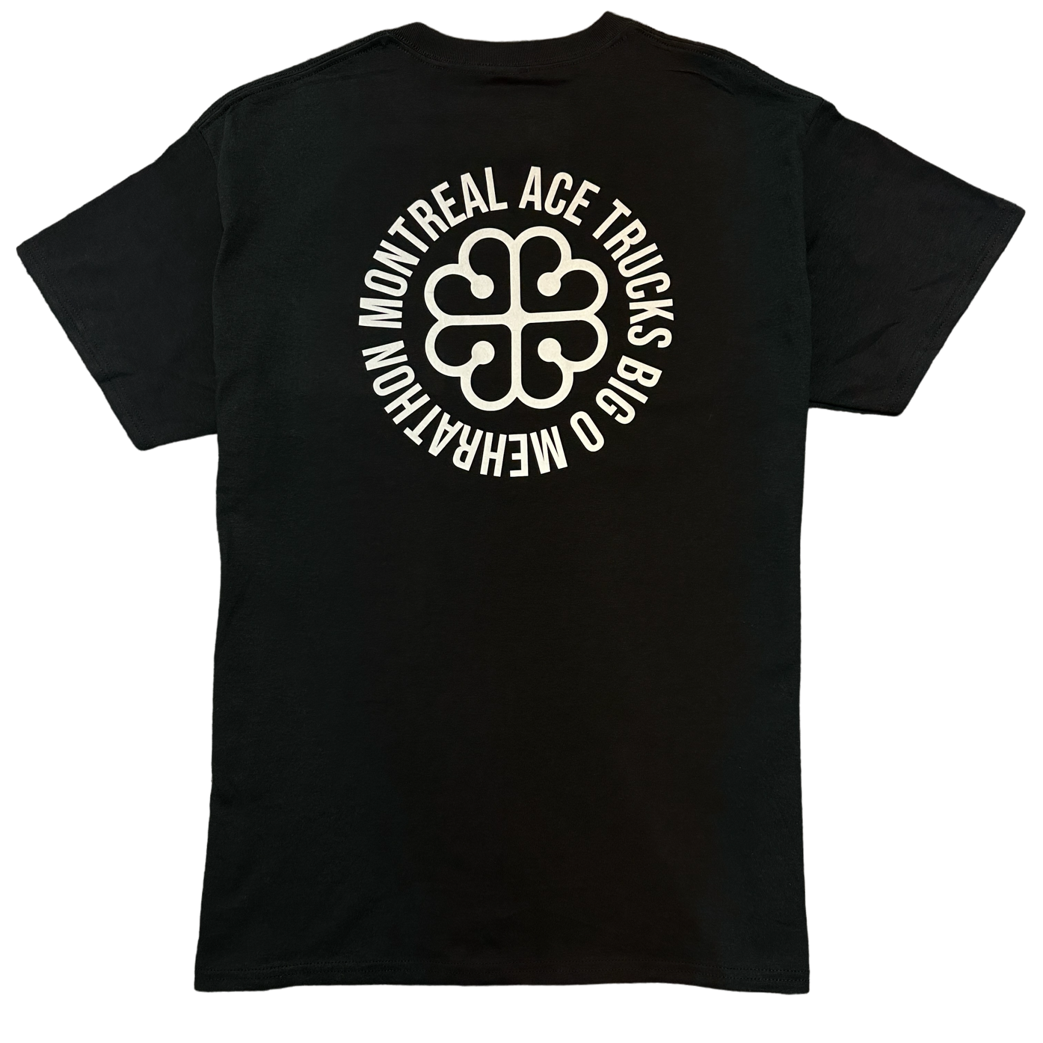 x Big O x Mehrathon Flower Pocket Tee - Black