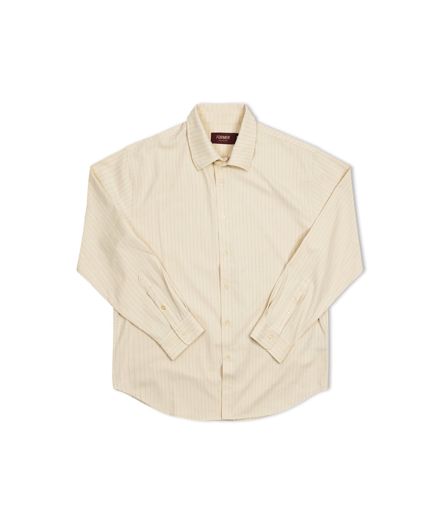 Chemise à rayures Vivian LS - Rayures crème