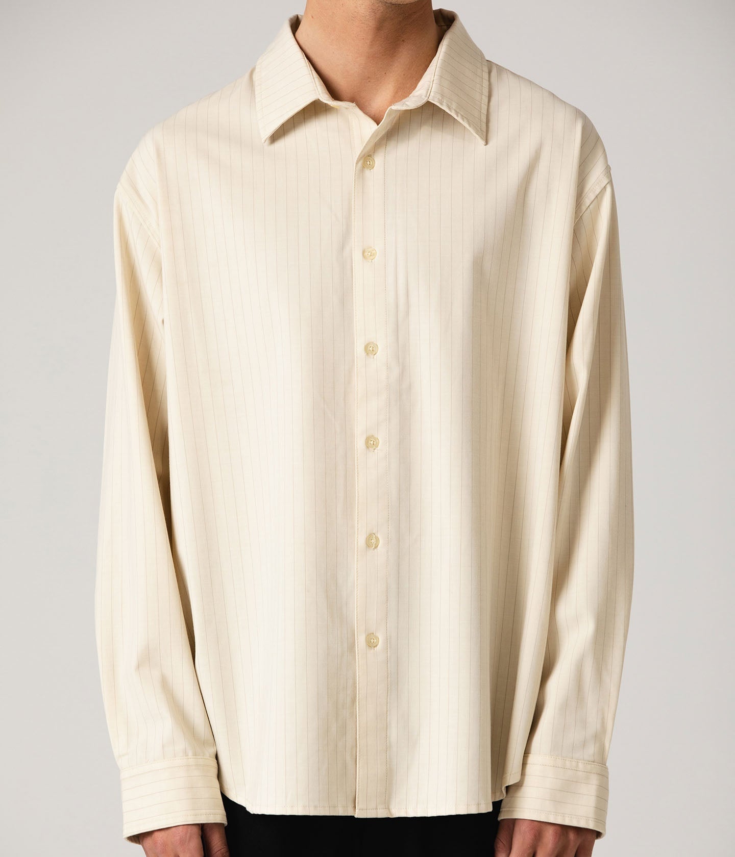 Chemise à rayures Vivian LS - Rayures crème