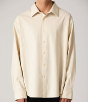 Chemise à rayures Vivian LS - Rayures crème