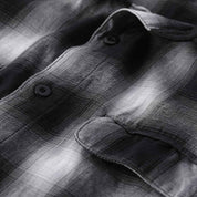 Chemise à carreaux Broadcast SS - Noir ombré